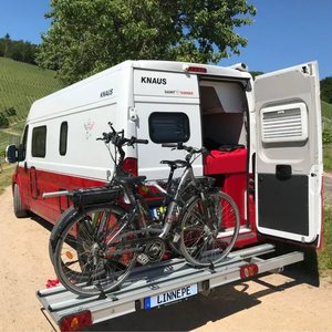Linnepe Wohnmobil Fahrradhalter Basic für Lastenträger SlidePort