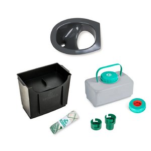 TROBOLO DIY Set Trockentrenntoilette grau