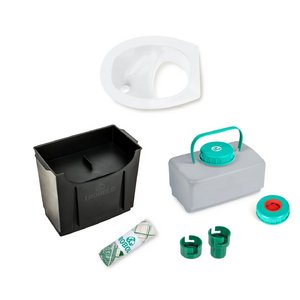 TROBOLO DIY Set Trockentrenntoilette weiß