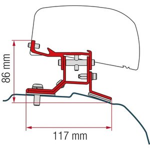 Fiamma Markisenadapter F40 Kit für Ford Custom