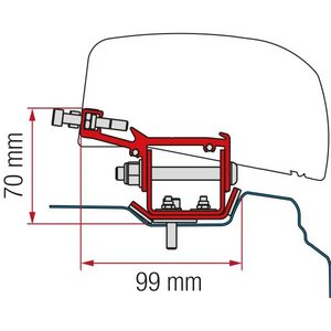 Fiamma Markisen Kit für Renault Trafic L2, ab 2014