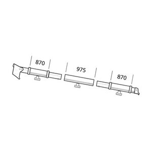 Thule Klemmprofil komplett für Residence / Panorama Serie 9 Auszug 3 m