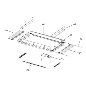 Dometic Innenrahmen komplett für Midi-Heki Elektroversion