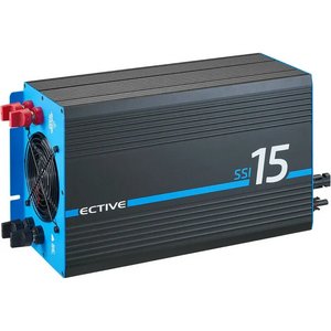 ECTIVE SSI 15 (SSI152) Sinus-Wechselrichter 1500W/12V mit MPPT-Solarladeregler, Ladegerät und NVS