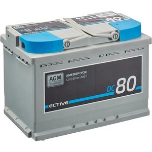 ECTIVE DC 80 AGM Deep Cycle 80Ah Versorgungsbatterie