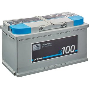 ECTIVE DC 100 AGM Deep Cycle 100Ah Versorgungsbatterie