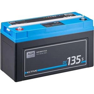 ECTIVE DC 135S AGM Deep Cycle mit LCD-Anzeige 135Ah Versorgungsbatterie