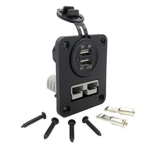 Offgridtec Einbaurahmen Anderson-Stecker - USB Steckdose