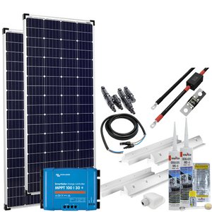 Offgridtec mPremium+ XXL 12V MPPT Caravan Solaranlage mit Victron SmartSolar