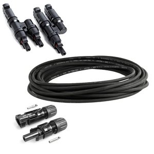 Offgridtec Solar-Connection Kit 2 - 10m Solarkabel - MC4 Stecker- Solarstecker Abzweigbuchsen