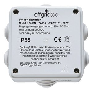 Offgridtec Verteilerdose US-12 230V 12A 2700W