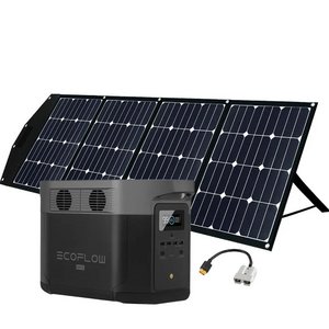 SparBundle EcoFlow Delta Max 1600 + Offgridtec Faltbares Solarmodul Zusatzbatterie Optional