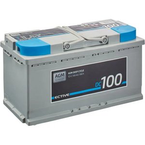 ECTIVE DC 100 AGM Deep Cycle 100Ah Versorgungsbatterie (0% MwSt.)