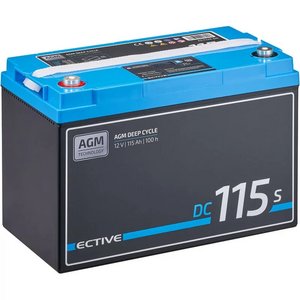 ECTIVE DC 115S AGM Deep Cycle mit LCD-Anzeige 115Ah Versorgungsbatterie (0% MwSt.)