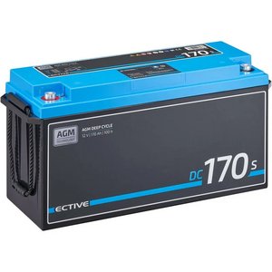 ECTIVE DC 170S AGM Deep Cycle mit LCD-Anzeige 170Ah Versorgungsbatterie (0% MwSt.)