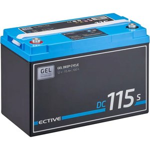 ECTIVE DC 115S GEL Deep Cycle mit LCD-Anzeige 115Ah Versorgungsbatterie (0% MwSt.)