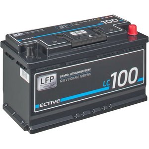 ECTIVE LC 100 12V LiFePO4 Lithium Versorgungsbatterie 100 Ah (0% MwSt.)