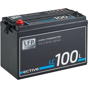 ECTIVE LC 100L 12V LiFePO4 Lithium Versorgungsbatterie 100 Ah (0% MwSt.)