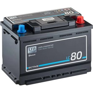 ECTIVE LC 80 BT 12V LiFePO4 Lithium Versorgungsbatterie 80 Ah (0% MwSt.)