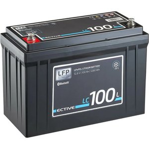 ECTIVE LC 100L LT 12V LiFePO4 Lithium Versorgungsbatterie 100 Ah (0% MwSt.)